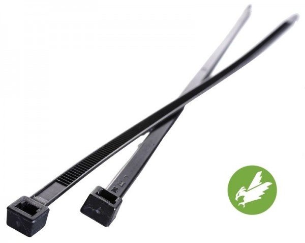 HPER Kabelbinder 290 x 4,8 mm schwarz PA6.6 (VE100)