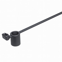 Befestigungsbinder mit Schweißbolzenaufnahme, 1-teilig, für Leitungsführung über dem Bolzen