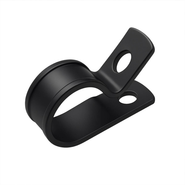 P-Schellen aus Kunststoff schwarz