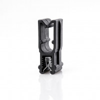 Doppel-Kabelclip 2 × 6 mm, Typ SKC4 für parallele Kabelführung am Profilkopf