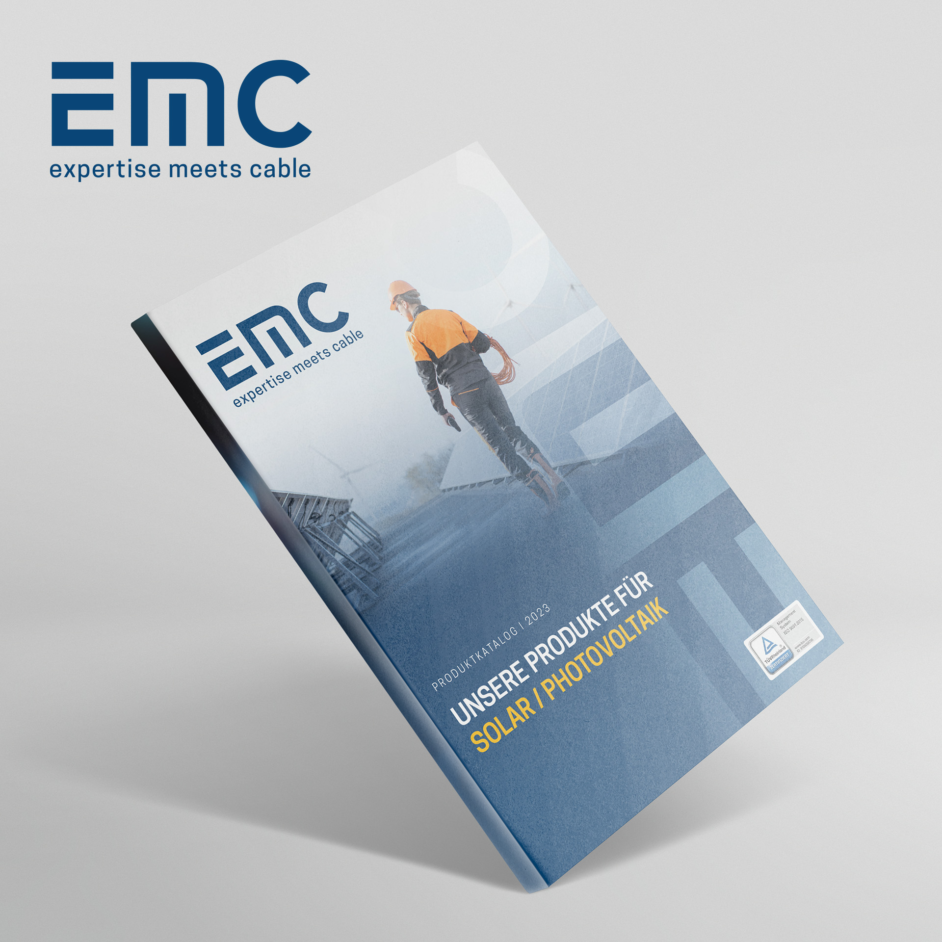 Teaserbild des Solarkatalogs von EMC-direct