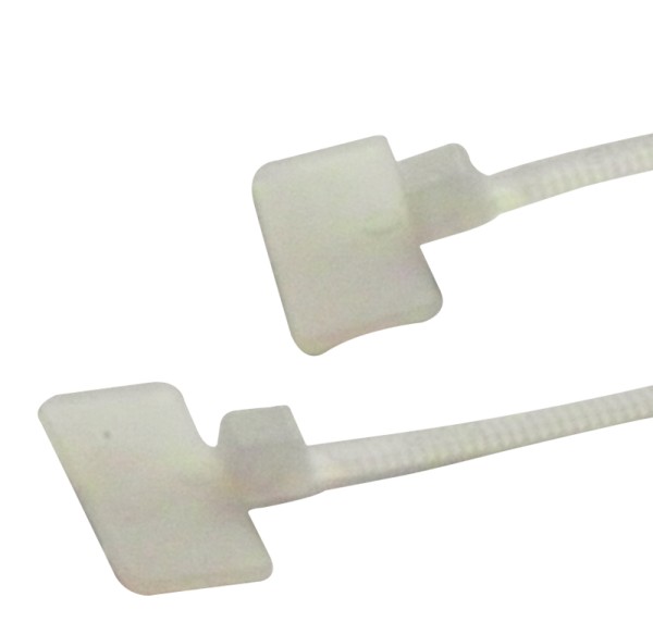 Kabelbinder 100 x 2,5 mm mit Beschriftungsfeld 9x20 (VE100)-1