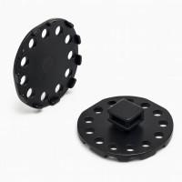 Klebesockel schwarz für Flüssig- oder Pastenkleber zur Verwendung auf unebenen und rauen Flächen