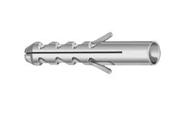 Flossendübel 6 x 30mm, Nylon, grau (VE100)-1