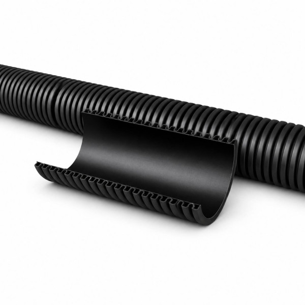 UV-stabiles Rohr aus HDPE, ungeschlitzt, 450 N  Stangenware
