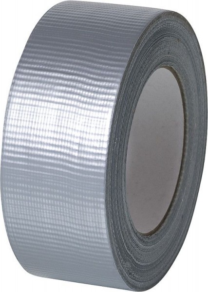 Gewebeklebeband PE 50mm / 50 m silber (VE1), Gewebeklebeband, Isolierband  / Klebeband / Dichtungsband, Kabelzubehör