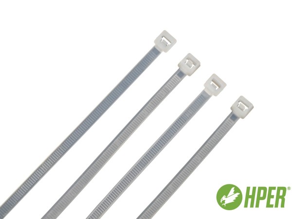 HPER Kabelbinder wiederlösbar nachhaltig 300 x 4,8 mm natur (VE100)
