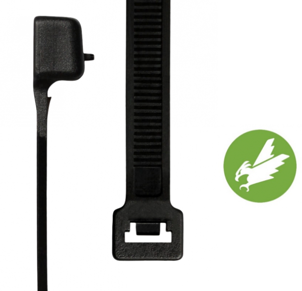 HPER Kabelbinder wiederlösbar nachhaltig 300 x 4,8 mm natur (VE100)
