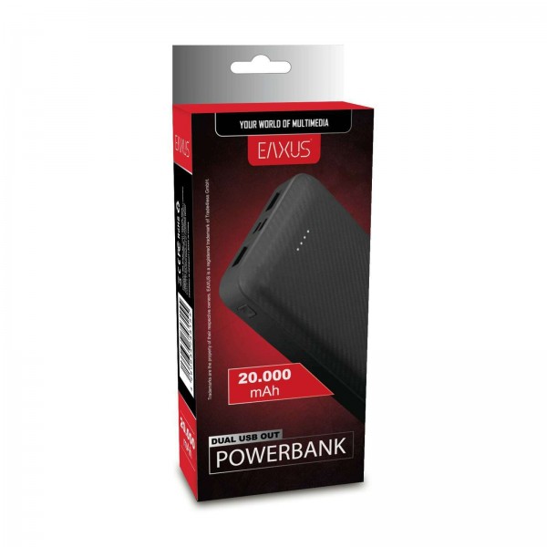 USB Akku Powerbank mit 20.000mAh