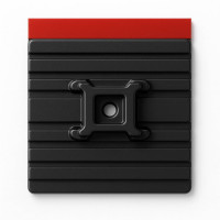 Befestigungsbinder, 2-teilig zur Parallelführung, drehbar um 90° schwarz