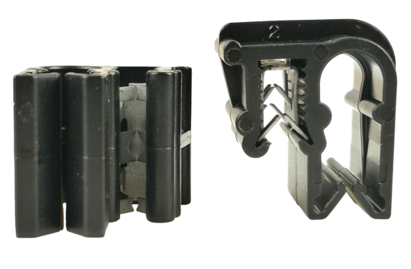 Photovoltaik-Clip zur Befestigung von 2 x 6mm Kabeln (ohne Kabelbinder)