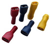 Flat plug sleeve PVC fully insulated Flat plug sleeve PVC fully insulated