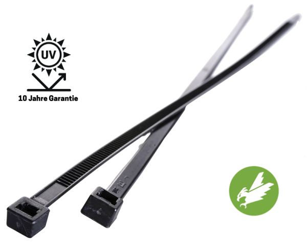 HPER Kabelbinder UV-witterungsstabil 10 Jahre 100 x 2,5 mm (VE100)-1