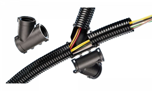 Y-Verbinder für Wellrohr