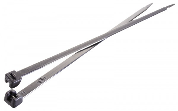 Kabelbinder 100 x 2,5 mm natur Stahlzunge (VE100)-1