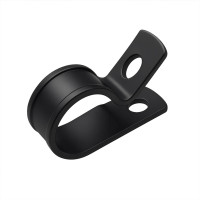 P-Schellen aus Kunststoff schwarz