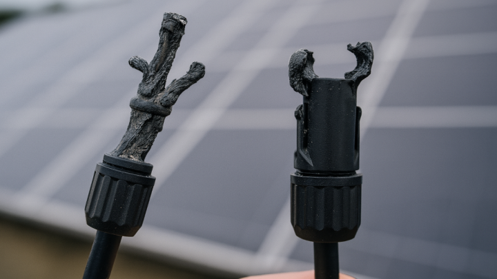 Beschaedigte-Solarstecker