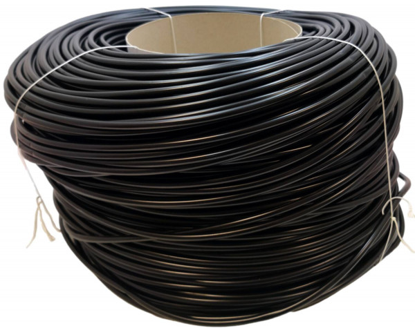Schwarzer Weich-PVC-Isolierschlauch