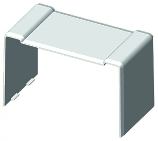 Connecting piece for parapet channel