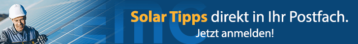 Solar Newsletter in German about tips for installation material