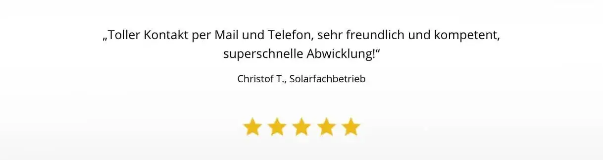 Toller Kontakt per Mail und Telefon, sehr freundlich und kompetent, superschnelle Abwicklung!