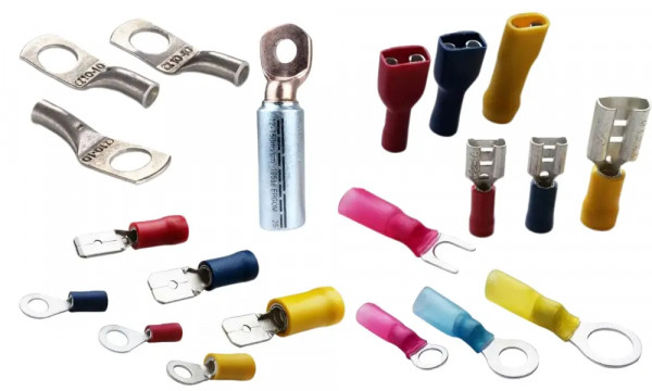 Kabelschuhe zum Kabel verbinden