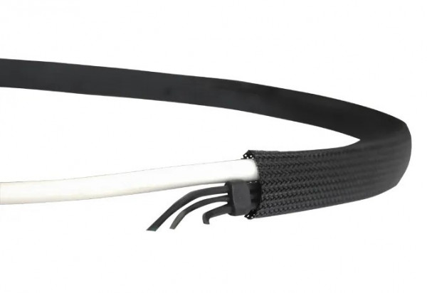 PET-Geflechtschlauch kalt schneidbar schwarz