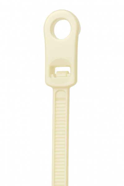 Befestigungsbinder natur mit Schrauböse