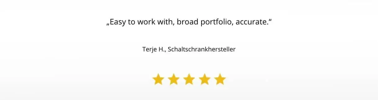 Easy to work with, broad portfolio, accurate.