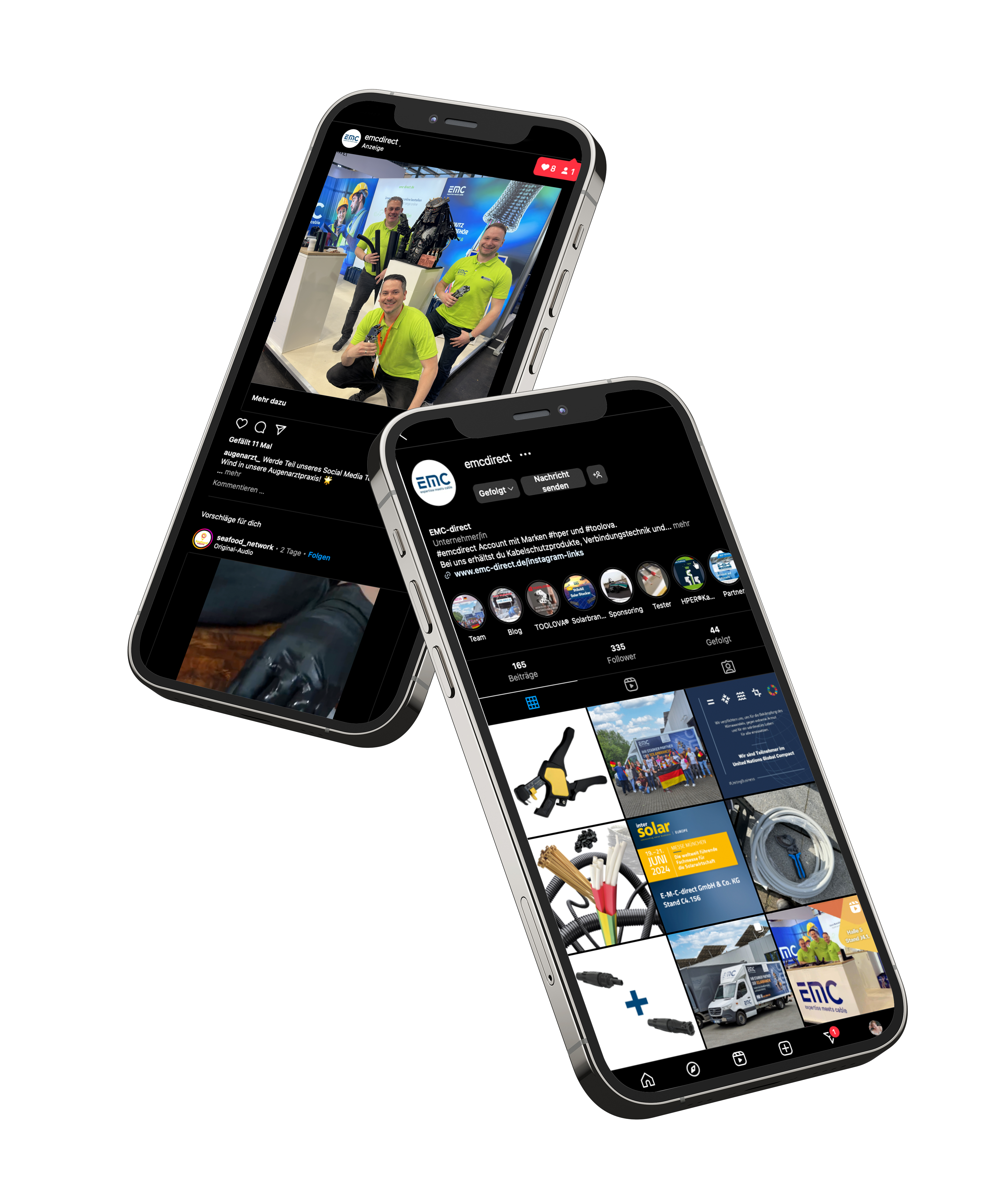 EMC auf Social Media