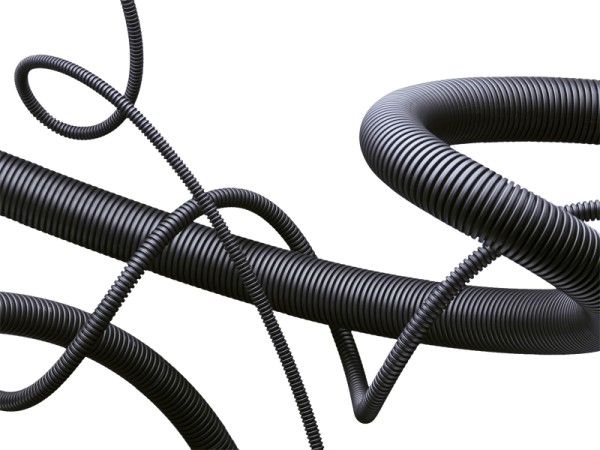 UV-beständiges, geschlitztes Wellrohr Leerrohr PP UV