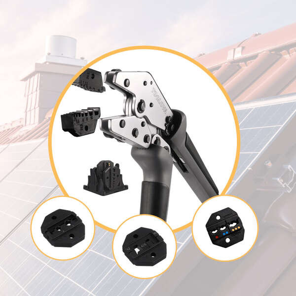 TF Plus Crimpzange mit Einsätzen als Solar Paket