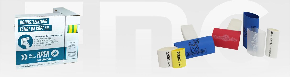 Schrumpfschlauchabschnitte und Schrumpfschlauchdruck