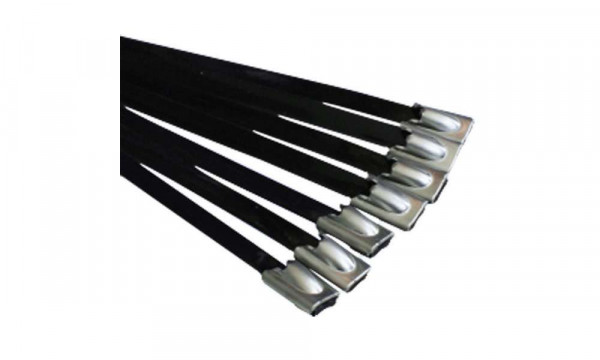 Kabel schützende Edelstahlkabelbinder mit Beschichtung