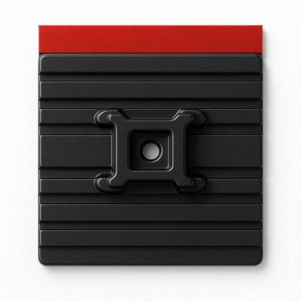 Befestigungsbinder, 2-teilig zur Parallelführung, drehbar um 90° schwarz